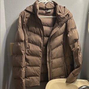 32 Degrees Brown Puffer Jacket
